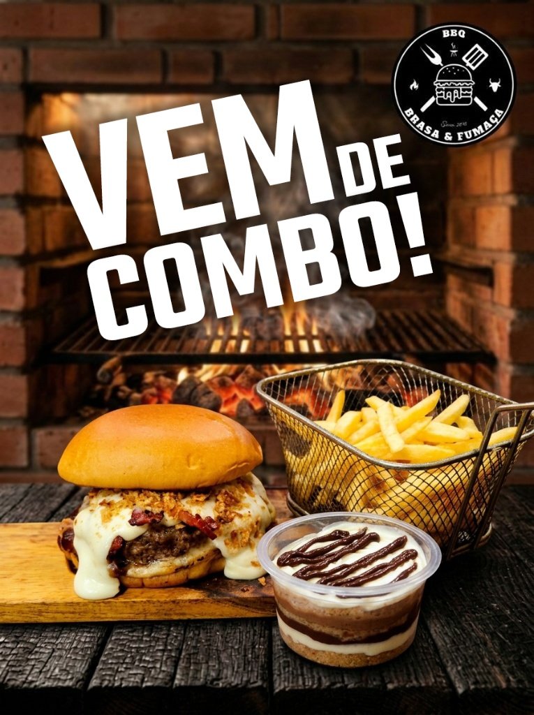 Vem de combo - burguer e batata
